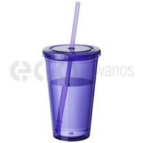 Cyclone tumbler and straw