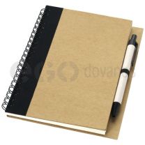 Priestly notebook with pen