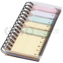 Spiral sticky note book