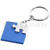 Puzzle piece key chain