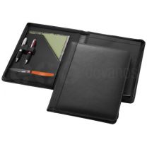 Harvard A4 leather zipper portfolio