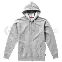 Open Full Zip Hooded Sweater