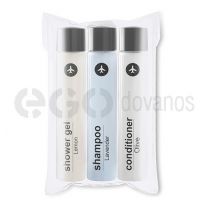 3 vienetų kelioninis vonios rinkinys